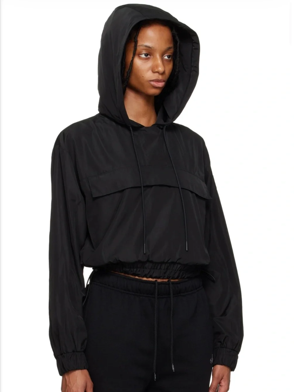 ALO International Anorak Jacket in Black Size Small